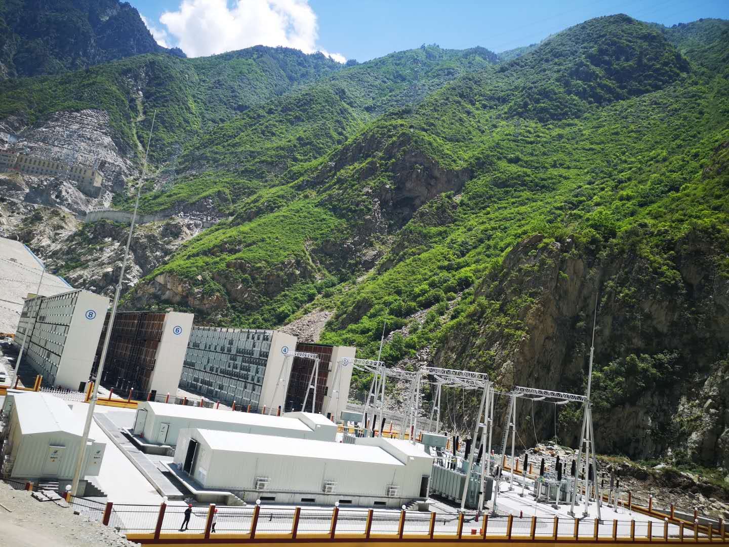 热烈祝贺我司甘孜州长河坝水电站项目顺利送电验收